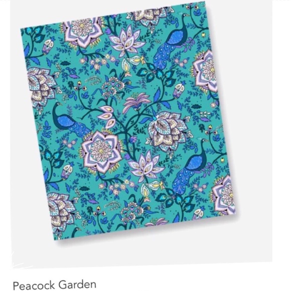 Vera Bradley Factory Style Zip ID Case in Signature Cotton- Peacock Gar… (NWT) - Picture 3 of 3